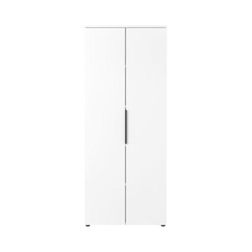 Aktenschrank Porto, 4 Türen und 2 Einlegeböden, 5 OH, B 810 x T 400 x H 1970 mm, weiß