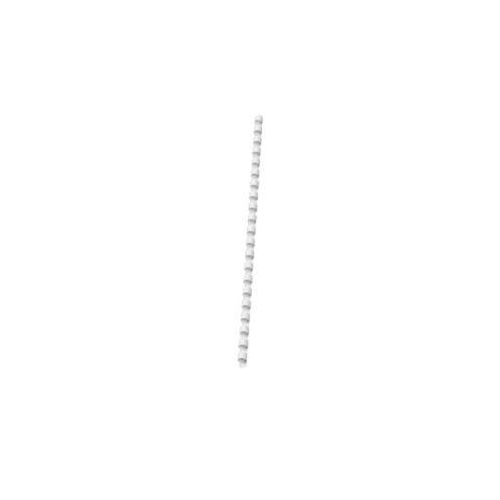 GBC® Binderücken, Plastik, Ø 6 mm, 100 Stück, weiß