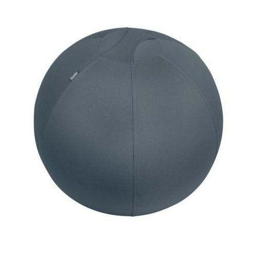 Sitzball Leitz Ergo Cosy, Stärkung der Rücken- und Rumpfmuskulatur, Stoffüberzug, ⌀ 650 mm, grau