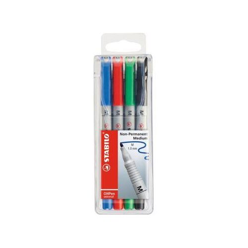 Folienschreiber OHPen universal, non-permanent - im 4er-Etui, 1,0 mm