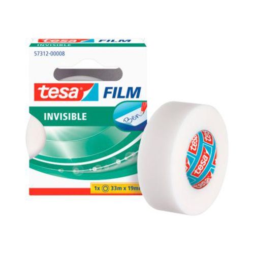 TESA Film, matt/unsichtbar, 33 m x 19 mm, 10 Rollen