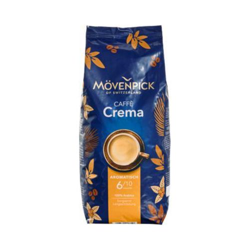 Mövenpick Kaffee Caffè Crema, Intensität 6/10, für Kaffee-Vollautomaten, ganze Bohnen, 1 kg