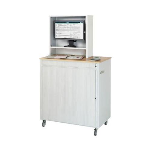 Computer-Station Typ 6018, B 1030 x T 660 x H 1810 mm,, fahrbar