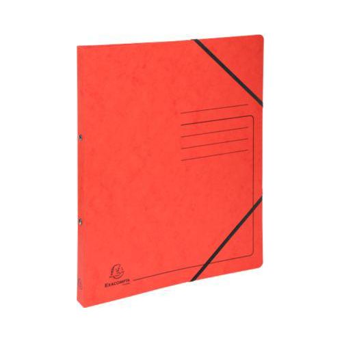 Ringhefter Exacompta, DIN A4, Rückenbreite 20 mm, 2 Rund-Ring Mechanik, rot