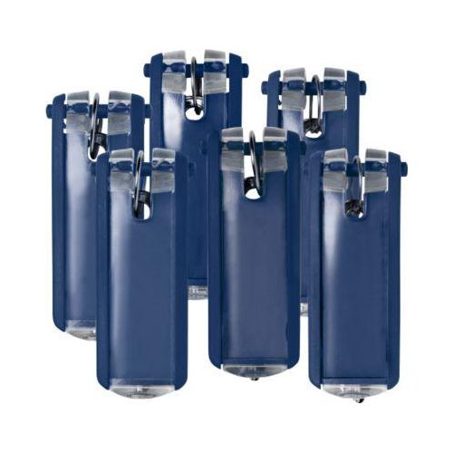 Schlüsselanhänger Key Clip, blau, 6 Stück