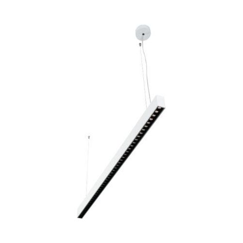LED-Pendelleuchte Dotlux STYLFREE, Leistung 50 W, 6500 lm, 4000 K, bildschirmarbeitsplatzfähig, Aluminium, weiß