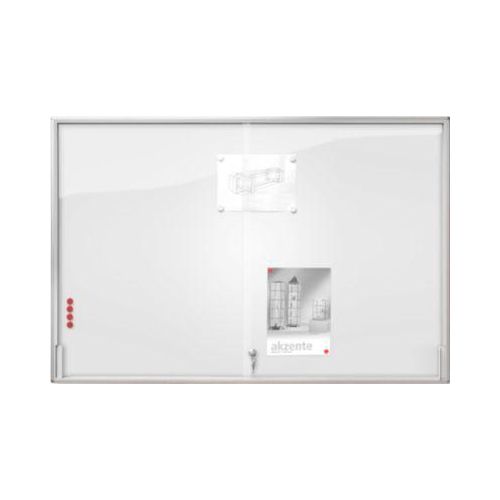 BST Schaukasten MEDIA ST, für innen, ESG-Sicherheitsglas, Schiebetür, Sichtformat 27x DIN A4