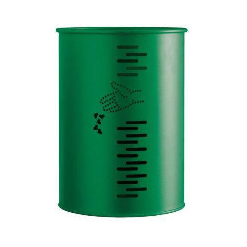 Abfallbehälter PIVO, rund, 22 L, grün