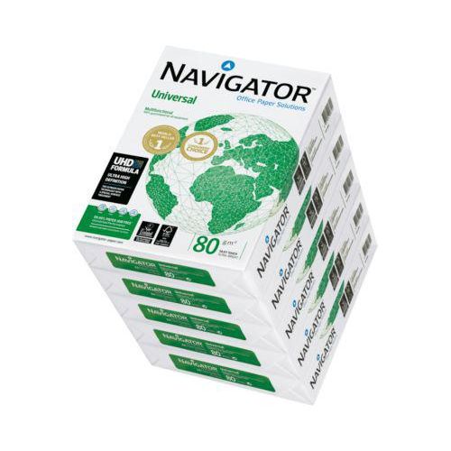 Kopierpapier Navigator Universal, DIN A4, 80 g/m², hochweiß, 2500 Blatt