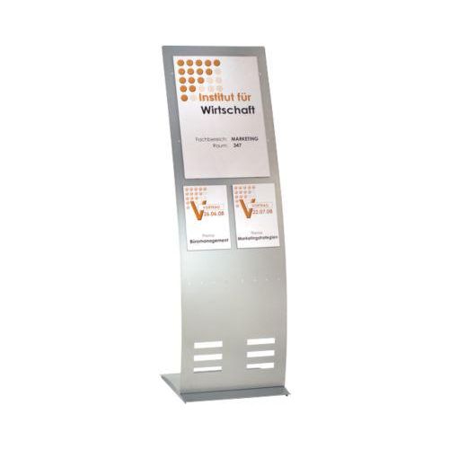 Infoständer Tec-Art, breit, DIN A2 - DIN A4
