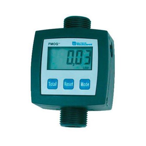 Elektrischer Durchflusszähler FMOGne für CEMO CUBE Tanks für AdBlue®, Werkstoff PEEK, 2 x 100 Impulse/l, kalibrierbar