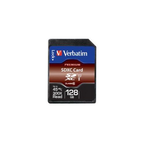 Verbatim Speicherkarte SDHC/SDXC Premium, Speicherkapazität 128 GB