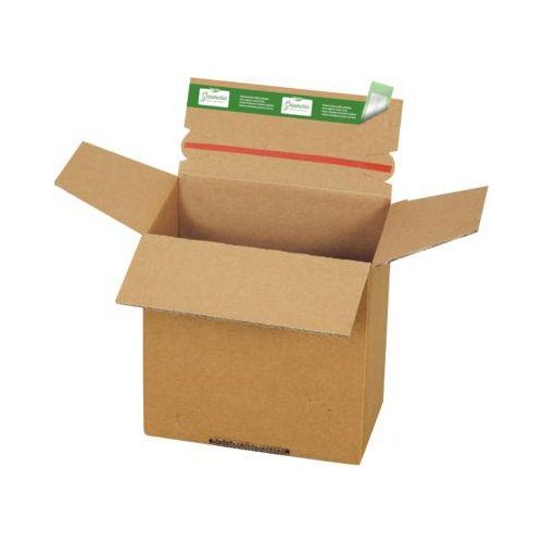 Versandkartons Grünmarie®, 150 x 100 x 150 mm, palettenoptimiert, Automatikboden, bis 20 kg, 100 % recycelbar, FSC®-Wellpappe, braun, 20 Stück