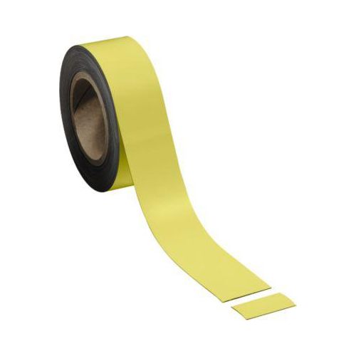 Magnetband, gelb, 50 x 10000 mm