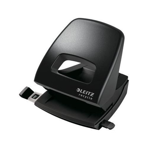 Leitz® Locher 5003 Recycle, für bis zu 30 Blatt, NeXXt-Technologie, ergonomische Griffmulde