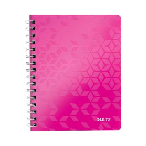 LEITZ Notizbuch WOW 4639, DIN A5, liniert, pink