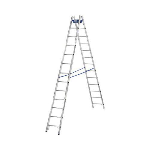 Sprossendoppelleiter, 24 Sprossen, + Toolbag GRATIS