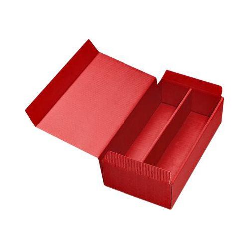 PTZ-Weinpräsentkarton, 2er, rot, 25 Stück