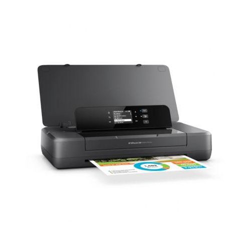 Tintenstrahldrucker HP OfficeJet 200, USB/Wi-Fi, tragbar, Netz-/Akku-Betrieb, bis A4