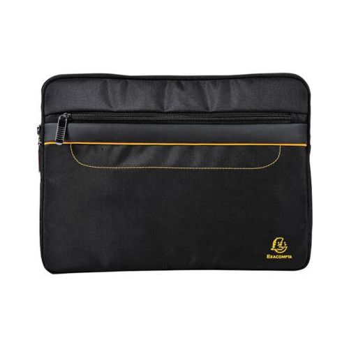 Laptop Hülle Exacompta Exactive®, für 1 Laptop oder Tablet bis 13,3″,1 Reissverschlusstasche, wasserfester Polyesterstoff, schwarz