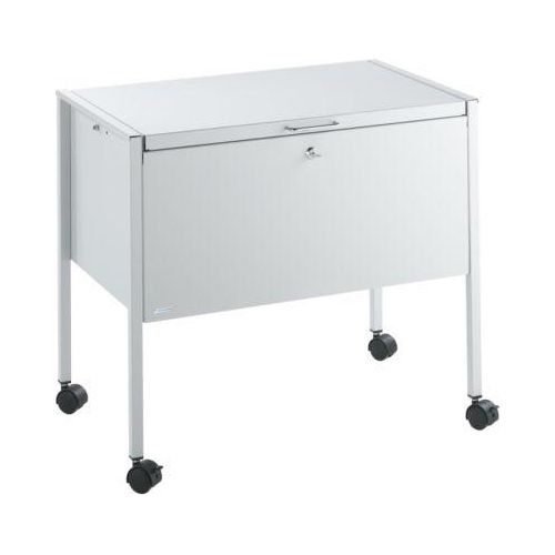 Mappenboy, abschließbarer Deckel, ohne Mappen, lichtgrau