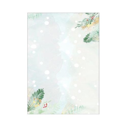 Sigel Motivpapier "Christmas Forest Watercolor" A4, 90 g/m², Feinpapier, FSC-Mix Credit, 100 Blatt