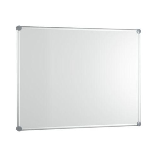 Whiteboard 2000 MAULpro, weiß kunststoffbeschichtet, Rahmen platingrau, 1800 x 900 mm