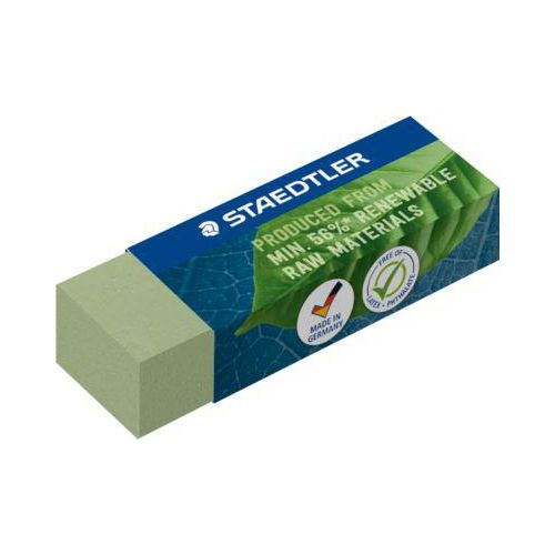 Staedtler Radiergummi 526 80-5, aus mind. 56% nachwachsenden Rohstoffen, mit Schiebemanschette