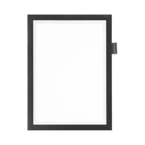 Duraframe Informationsrahmen NOTE A4, magnetische Vorderseite, schwarz