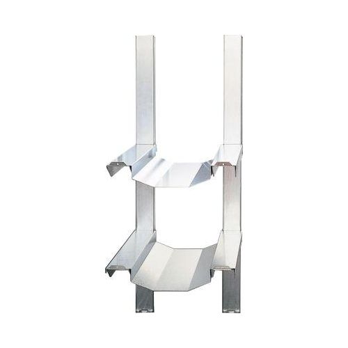 Fassregal, für Gefahrstoffdepot Safe Master, 2 x 50 oder 60 L Fässer, halbe Breite