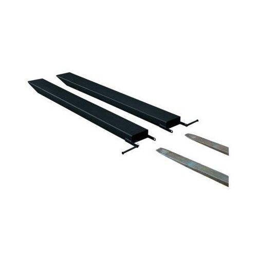 Gabelverlängerung für Flurförderzeuge, offene Ausführung, L 2000 x B 120 x 50 mm, schwarz