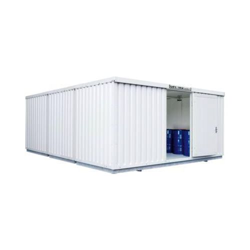 Gefahrstoffcontainer SAFE Tank 3000, isoliert, RAL 9002 grauweiß, B 3050 x T 6520 x H 2520 mm