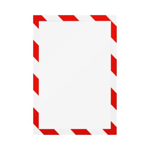 InformationsrahmenDuraframe Security A4, rot/weiß, 2 Stück