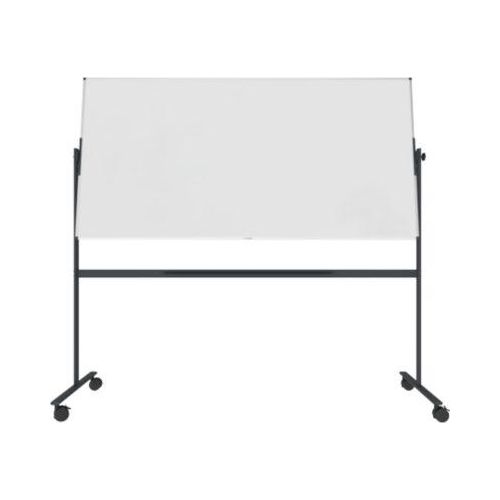 Stativ-Drehtafel Legamaster UNITE, magnetisch, drehbar um 360°, B 2000 x T 12,6 x H 1000 mm, lackierter Stahl, weiß