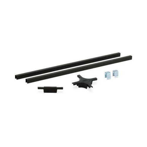 Verbindungsschiene kurz für PE-Flächenschschutzsysteme, Polyethylen (HDPE) schwarz, B 1140 x T 15 x H 15 mm