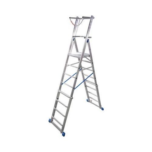 Teleskop-Plattformleiter Krause, 8-10 Sprossen