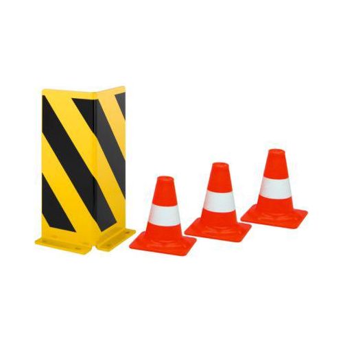Anfahrschutz + 3 Leitkegel gratis