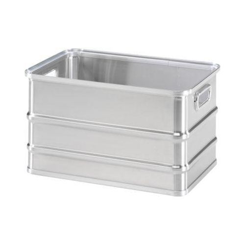 Transportkasten, stapelbar, ungelocht, 55 l