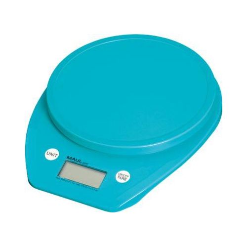 MAUL Briefwaage MAULgoal, digital, Batteriebetrieb, Wägebereich 5000 g, hellblau