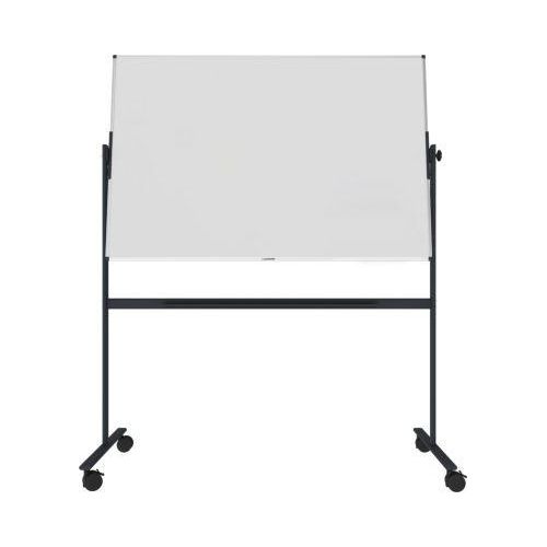 Stativ-Drehtafel Legamaster UNITE PLUS, magnetisch, drehbar um 360°, B 2000 x T 12,6 x H 1000 mm, emaillierter Keramikstahl, weiß