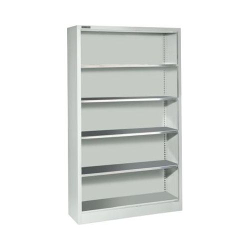 Schäfer Shop Select Regal AS 2409, mit 4 höhenverstellbaren Fachböden, B 950 x T 400 x H 1935 mm, Stahlblech, lichtgrau