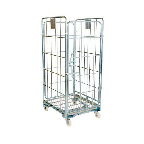 Nestbarer Rollbehälter, 4-seitig, Traglast 500 kg