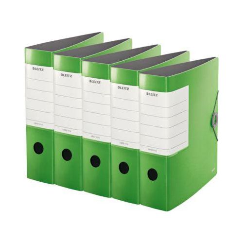 LEITZ® Qualitätsordner SOLID, DIN A4, Rückenbreite 82 mm, 5 Stück, hellgrün