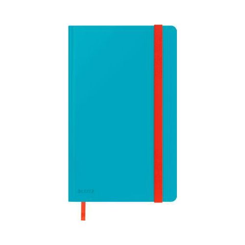 Notizbuch Leitz Cosy, DIN A5, kariert, 100 g/m² Papier, 80 Blatt, Hardcover, blau