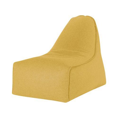 Sitzsack BOOGIE WOOGIE, Filzimitat, senf, B 700 x T 1000 x H 800 mm