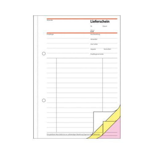 sigel® Lieferschein mit Empfangsschein SD012, DIN A5 hoch, selbstdurchschreibend