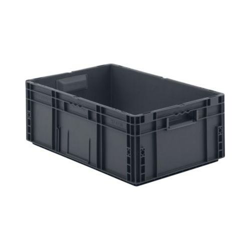 Eurobox SSI Schäfer Serie MF 6220, geschlossen, Polypropylen, L 600 x B 400 mm, Volumen 41,6 l, ohne Deckel