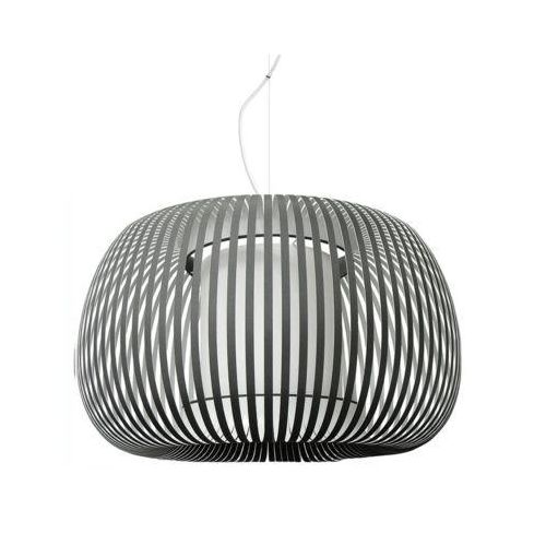 Deckenleuchte ESTENO, Ø 600 mm, anthrazit, Textil/PVC, E27, meet by Paperflow