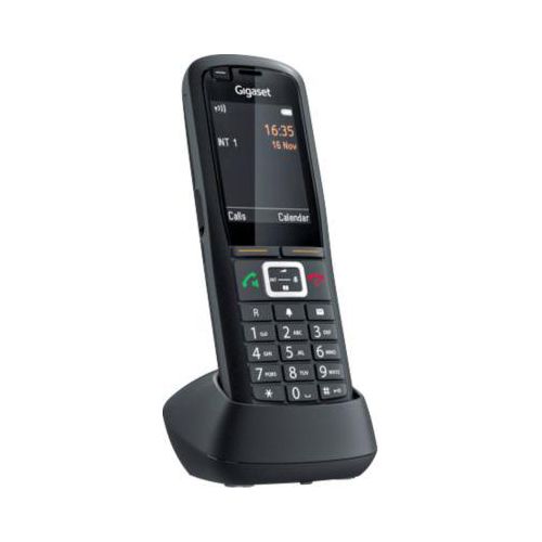 Gigaset-Pro Mobilteil R700H PRO, 2,4" Farbdisplay, schnurlos, bis 13 h Gesprächszeit, Blueetooth, Taschenlampe, schwarz