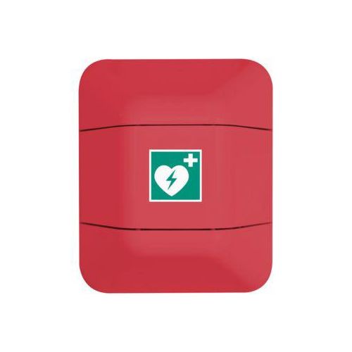 Defibrillatorschrank, B 434 x T 225 x H 528 mm, rot